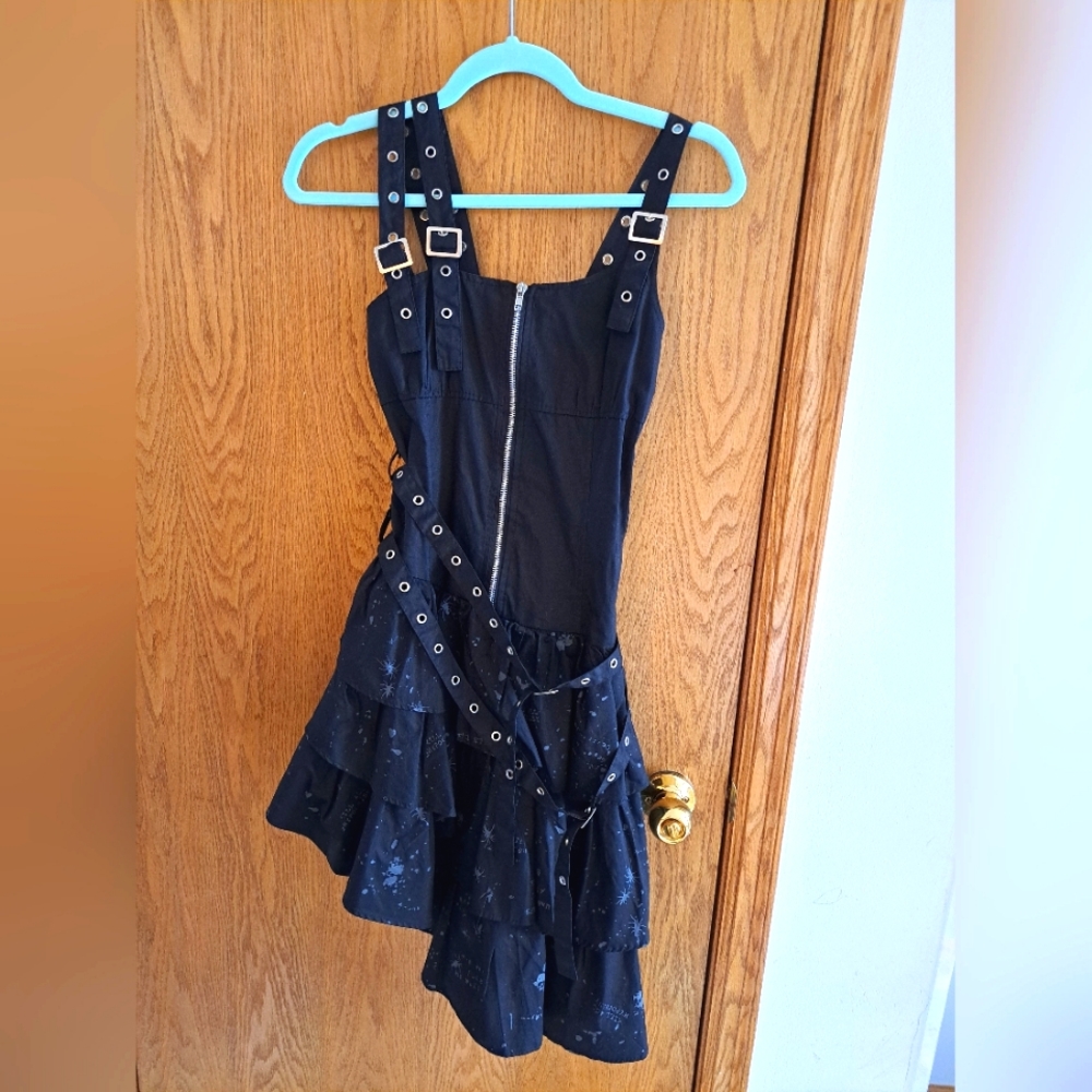 Gothic Lolita Punk asymmetrical dress